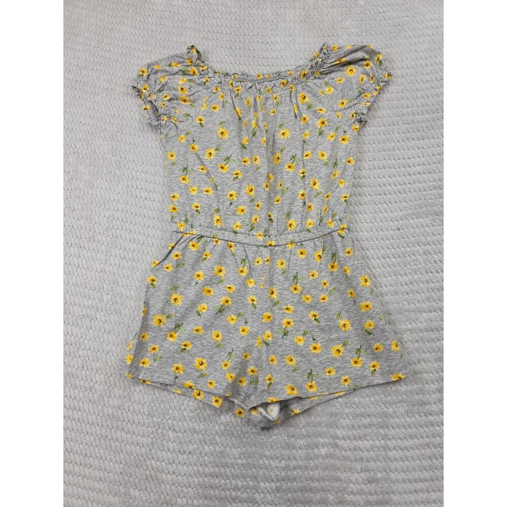 Old Navy Romper Girls Medium 8 Flower Print Shorts Romper